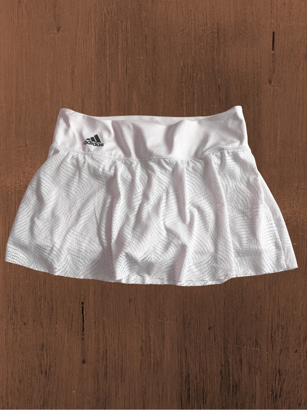 Adidas Climacool Women’s Golf Skirt White Medium Tennis Pickleball Active Casual